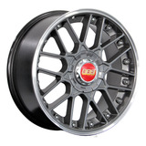Jogo Roda Bbs Rs Aro 17 Tala 7 4x100 4x108 Borda Gts
