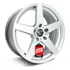 Jogo Roda Dcenti Aro 18x8 5x120 Offset 35 Hiper Prata + Bico