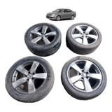 Jogo Roda Liga Jetta Audi New Beetle Tiguan Aro 17 Sem Pneu