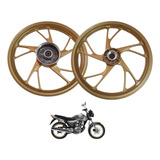 Jogo Roda Liga Leve Honda Titan 150 04 13 Esd Pe De Galinha