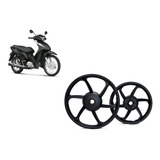 Jogo Roda Rodão Liga Leve Honda Biz 100 Ano 2005 6 Palitos
