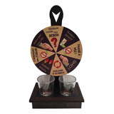 Jogo Roda Shot Roleta Tequila Cachaça Roleta Drink Divertida