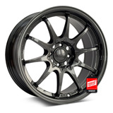 Jogo Roda Taluda Rays Ce28 Aro 17x8 5 4x100 Grafite 7 4kg
