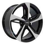 Jogo Rodas Audi Q7 Zeus Zwaq7 Aro 18 5x100 Et 42 Preto Diam