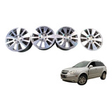Jogo Rodas Chevrolet Captiva 2007 2008 Aro 17 Tala 7 Usado