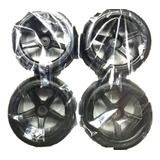 Jogo Rodas E Pneus Slick Montado P Buggy 1 10 E revo Revinho