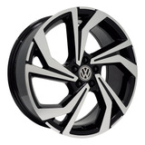 Jogo Rodas Golf jetta civic Veneto Aro 20 5x113 Preto Dia Br