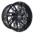 Jogo Rodas Off Road Dodge Ram 2500 20x10 8x165 Preto Milled