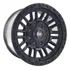 Jogo Rodas Zw Off Road Ram 2500 18x9 8x165 Et:0 Preto