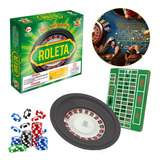 Jogo Roleta Cassino Infantil Brinquedo Divertido Tabuleiro