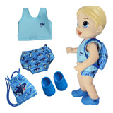 Jogo Roupa Boneco Sunga