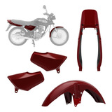 Jogo Roupa Moto Plástico Completo Titan 125 95 Até 99 Cores