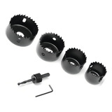 Jogo Serra Copo Kit 6 Peças Para Madeira gesso pvc plástico