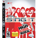 Jogo Sing It High School Musical 3 Playstation 3 Ps3 Mídia F