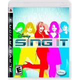 Jogo Sing It Ps3 Midia Fisica Playstation Musical Disney