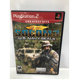 Jogo Socom 3 U s Navy Seals Original Ps2 Completo Usado