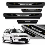 Jogo Soleira De Porta Corsa Hatch sedan 2002 2003 2004 2005