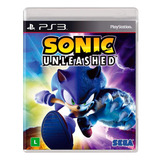 Jogo Sonic Unleashed Ps3 Midia Fisica