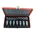 Jogo Soquete Torx Bits Macho Femea 1/2 Pol 16 Pcs C/ Maleta