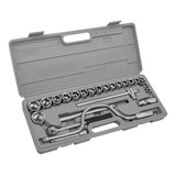 Jogo Soquetes 1 2 10 A 32 Mm 24 Peças Tipo Gedore 2gd Eda