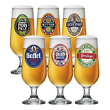 Jogo Taça De Cerveja Copo De Cerveja 300ml 6 Pcs Importado