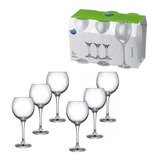 Jogo Taça De Vinho Tinto Vidro Nadir 400ml Kit 6 Unidades