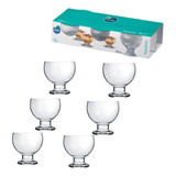 Jogo Taças Vidro Sobremesa Sorvete 220ml Kit 6 Unidades