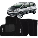 Jogo Tapete Automotivo Carpete New Fit 2009 2010 2011 2012
