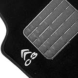 Jogo Tapete Carpete Automotivo Carro Citro C3 2003 A 2011 Preto Bordado Conjunto Kit 5 Peças Personalizado Durável