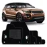 Jogo Tapete Carpete Land Rover Evoque 11 A 18 Preto Com Logo