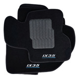 Jogo Tapete Logo Bordado Hyundai Ix35 2011 2012 2013 2014
