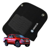 Jogo Tapete Original Logo Bordada Vw Amarok Cd 2010 Até 2023