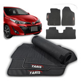 Jogo Tapete Yaris Todos Carro Borracha 2018 A 2023 3p Brinde