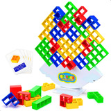 Jogo Tetris Blocos De Encaixe Equilíbrio Vertical Brinquedo
