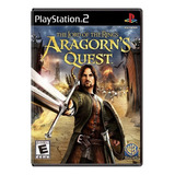 Jogo The Lord Of The Rings Aragorn s Quest Ps2 Original Novo