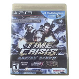Jogo Time Crisis Razing Storm Black Label Ps3 Físico