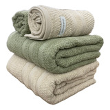 Jogo Toalha Banhão Buddemeyer Vanilla Extra Soft Algodão 4pç Cor Verde 1171 Bege 3214