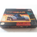 Jogo Top Gear C caixa Super Nintendo Cartucho Original Snes