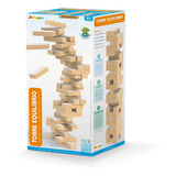 Jogo Torre Equilíbrio Brinquedo Madeira Estilo Jenga Junges