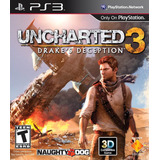 Jogo Uncharted 3 Drakes Deception Ps3 100 Dublado Português
