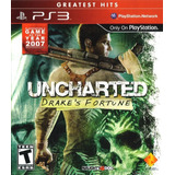 Jogo Uncharted Drakes Fortune Ps3 Mídia Física Original Game