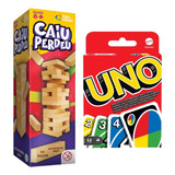 Jogo Uno Cartas Baralho Caiu Perdeu Torre De Mesa Tabuleiro