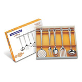 Jogo Utensílios Aço Inox 6pçs Utility Tramontina