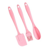 Jogo Utensílios De Cozinha Colher Silicone