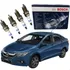 Jogo Vela Ignicao Iridium Bosch Honda New Civic 2010 2011
