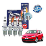 Jogo Vela Ignição Iridium Gol Parati 1 0 16v Turbo Bkr7eix