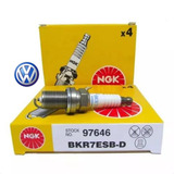 Jogo Vela Ignição Ngk Bkr7esb d Gol Fox Golf Voyage Saveiro
