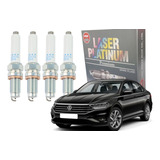 Jogo Vela Ignição Ngk Vw Jetta 1 4 16v Tsi