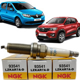 Jogo Vela Ignição Sandero Logan Kwid 1 0 12v 3 Cilindros Ngk