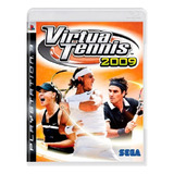 Jogo Virtua Tennis 2009 Playstation 3